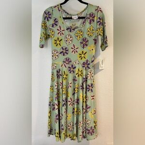 LuLaRoe Floral Patterned Dress Size S